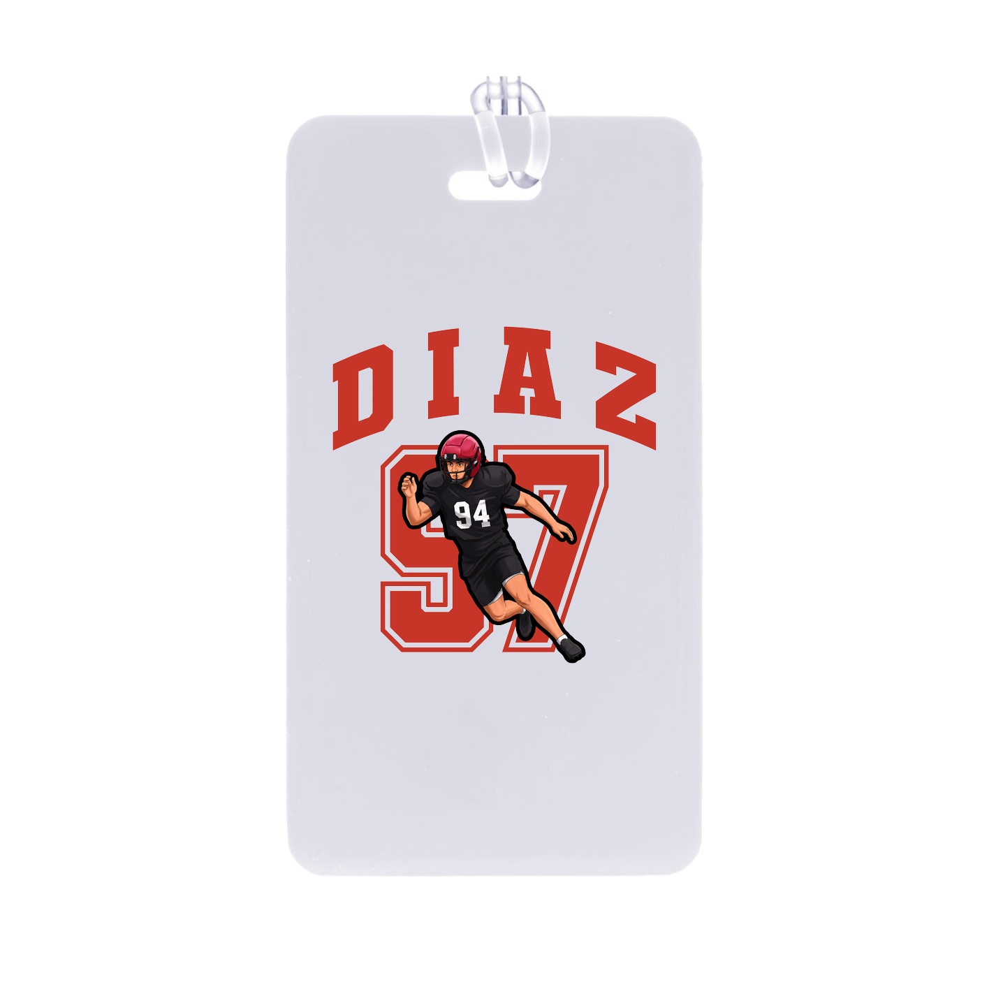 Bag Tag — Number in Classic