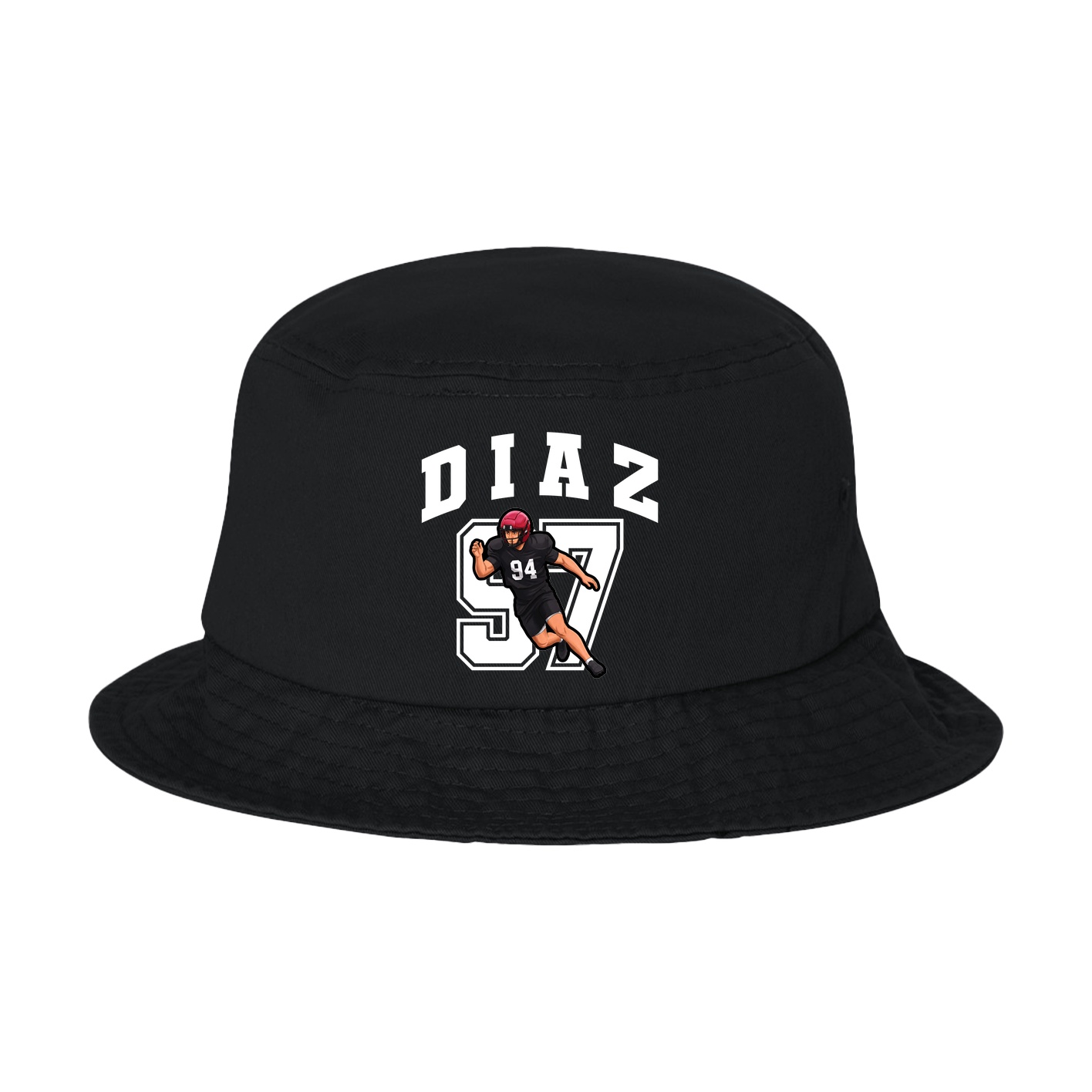 Bucket Cap — Number in Black