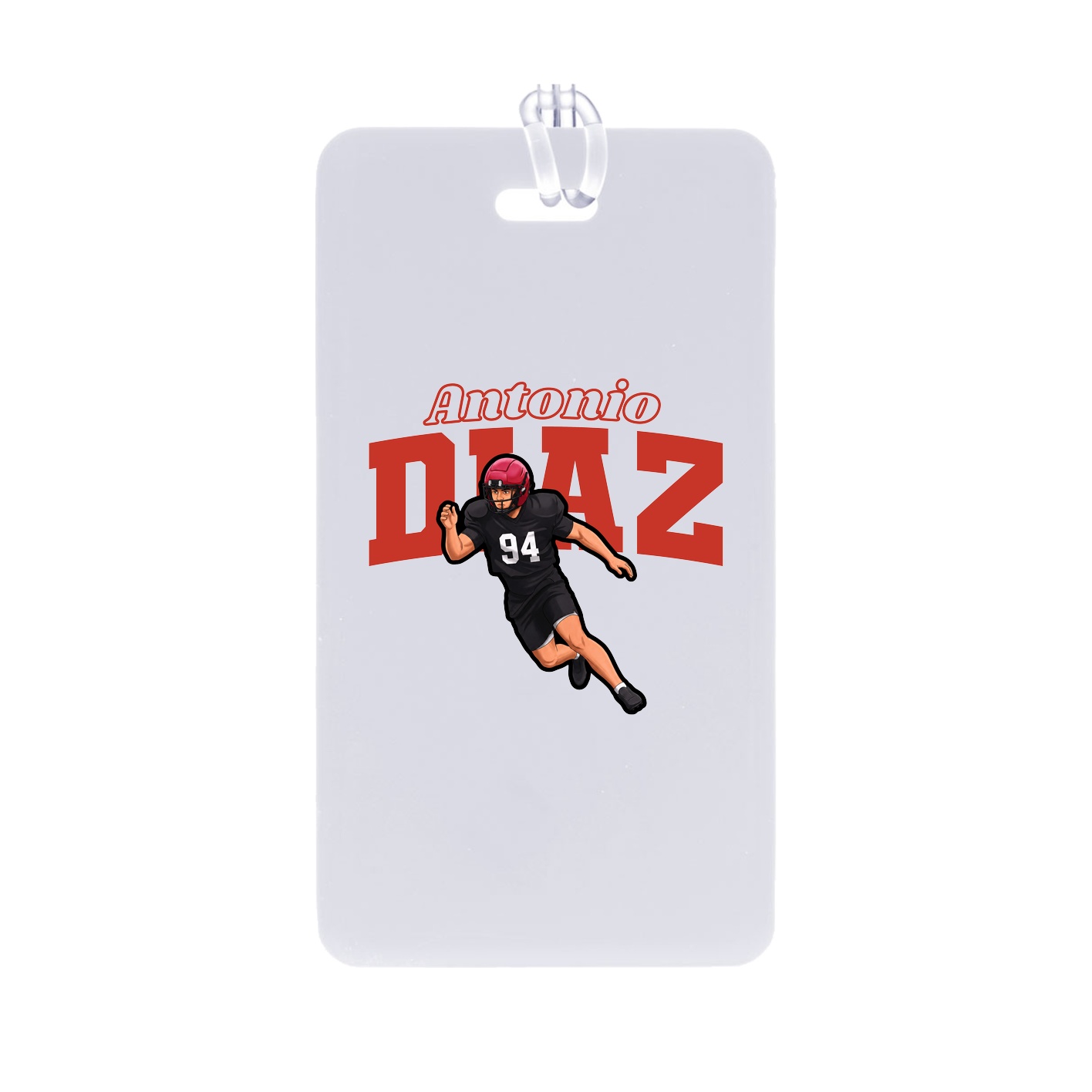 Bag Tag — Name Arch in Classic