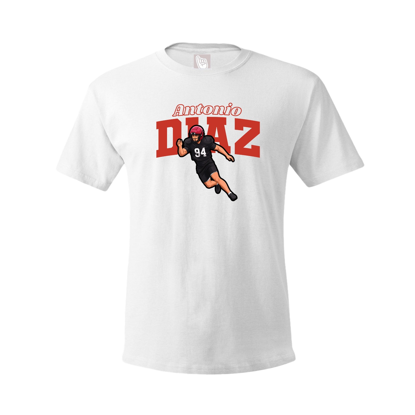 Tee — Name Arch in White