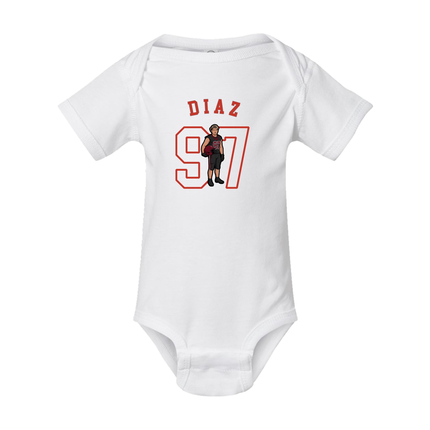 Baby Onesie — Shirsey Arch in White