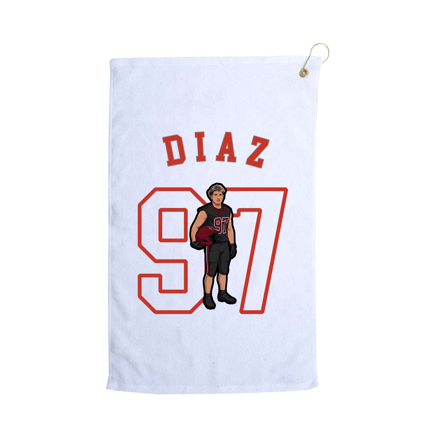 Golf Towel — Shirsey Arch in White
