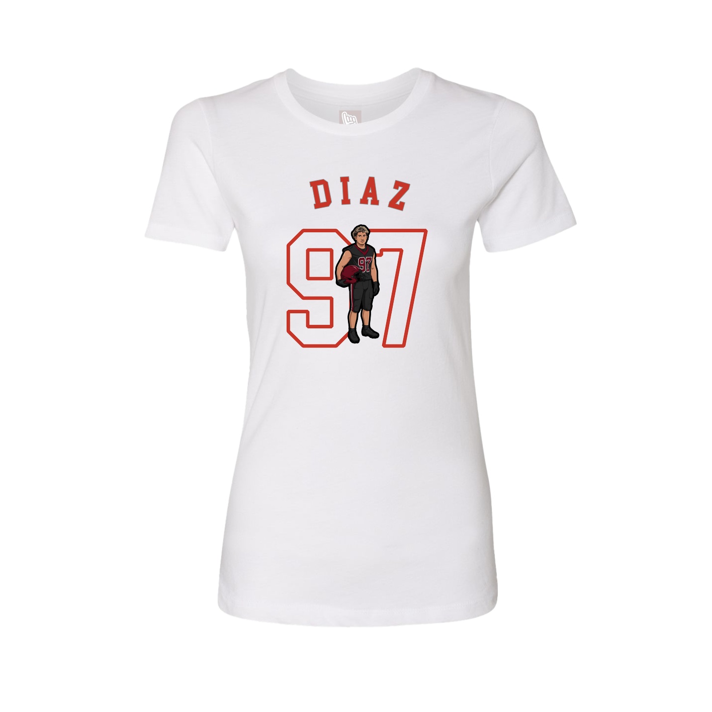 Womens Tee — Shirsey Arch in White