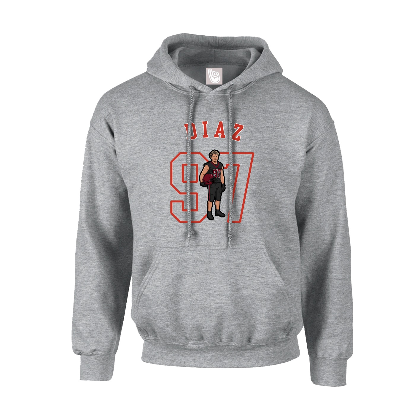 Youth Hoodie — Shirsey Arch in Grey