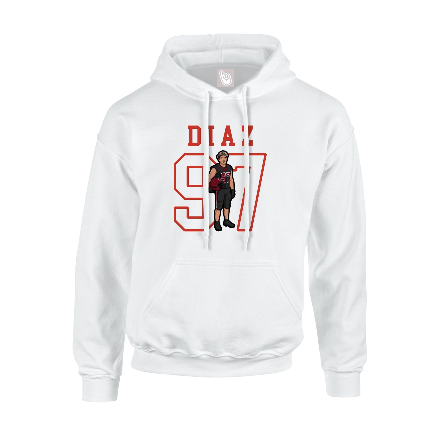 Youth Hoodie — Shirsey in White