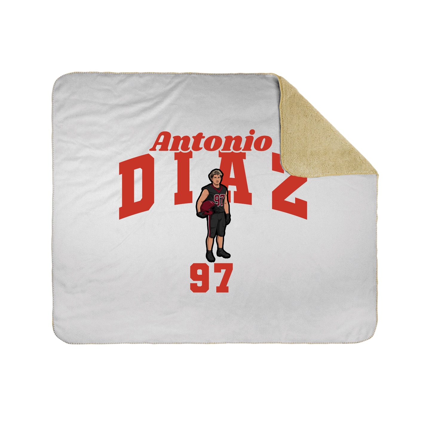 Throw Blanket — Signature Arch in White