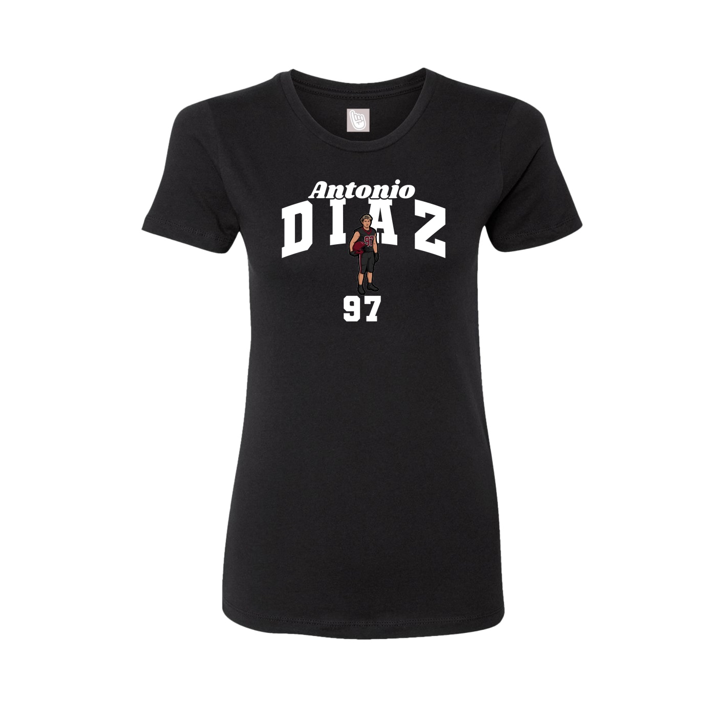 Womens Tee — Signature Arch in Black