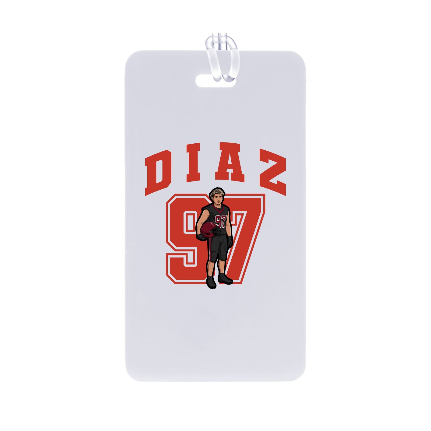 Bag Tag — Number in Classic
