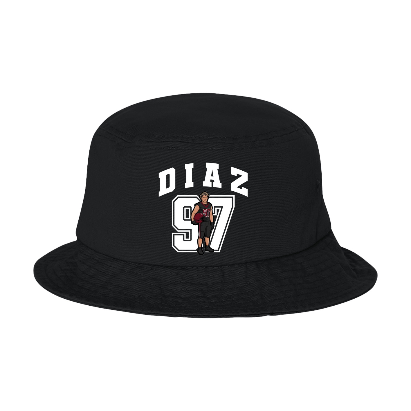 Bucket Cap — Number in Black