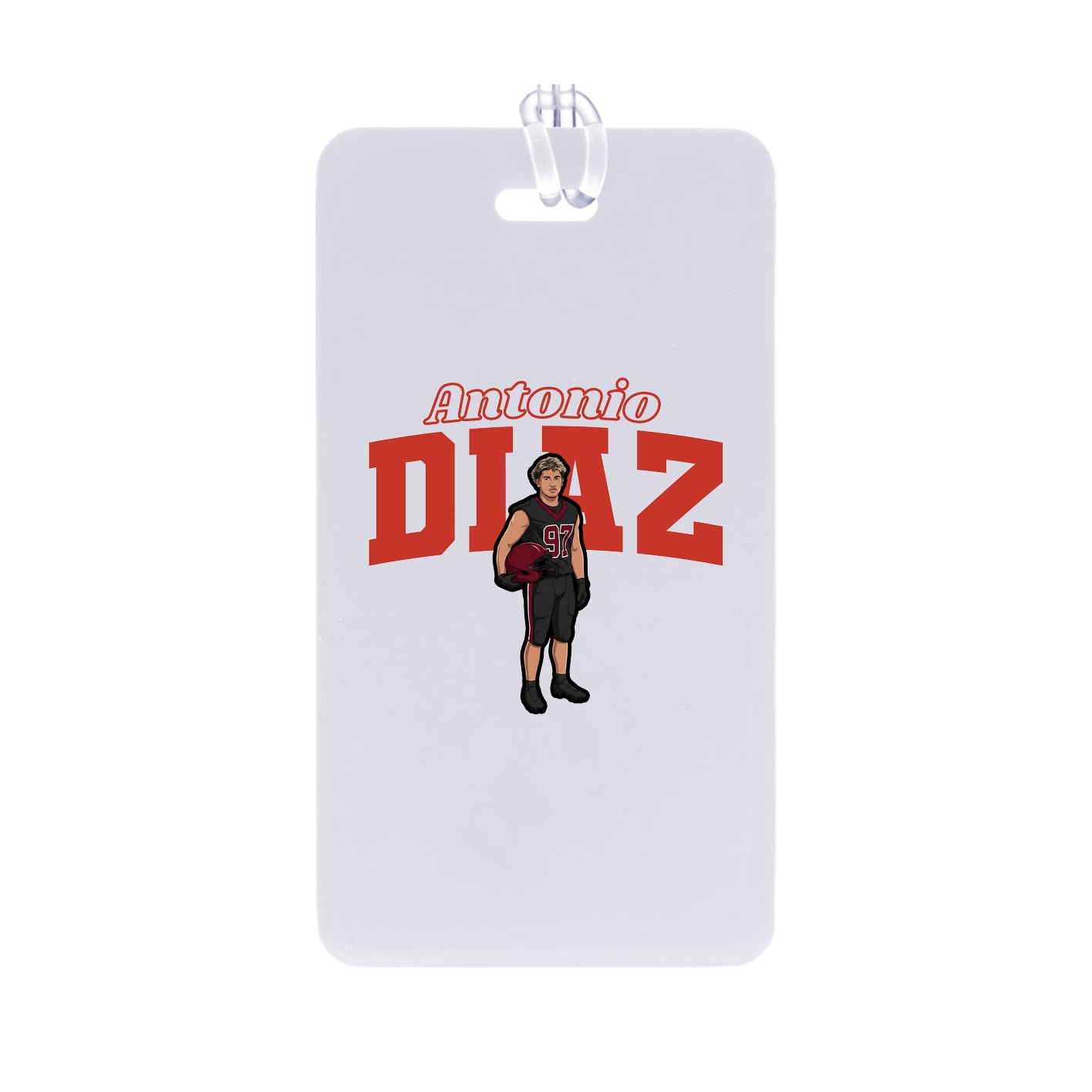 Bag Tag — Name Arch in Classic