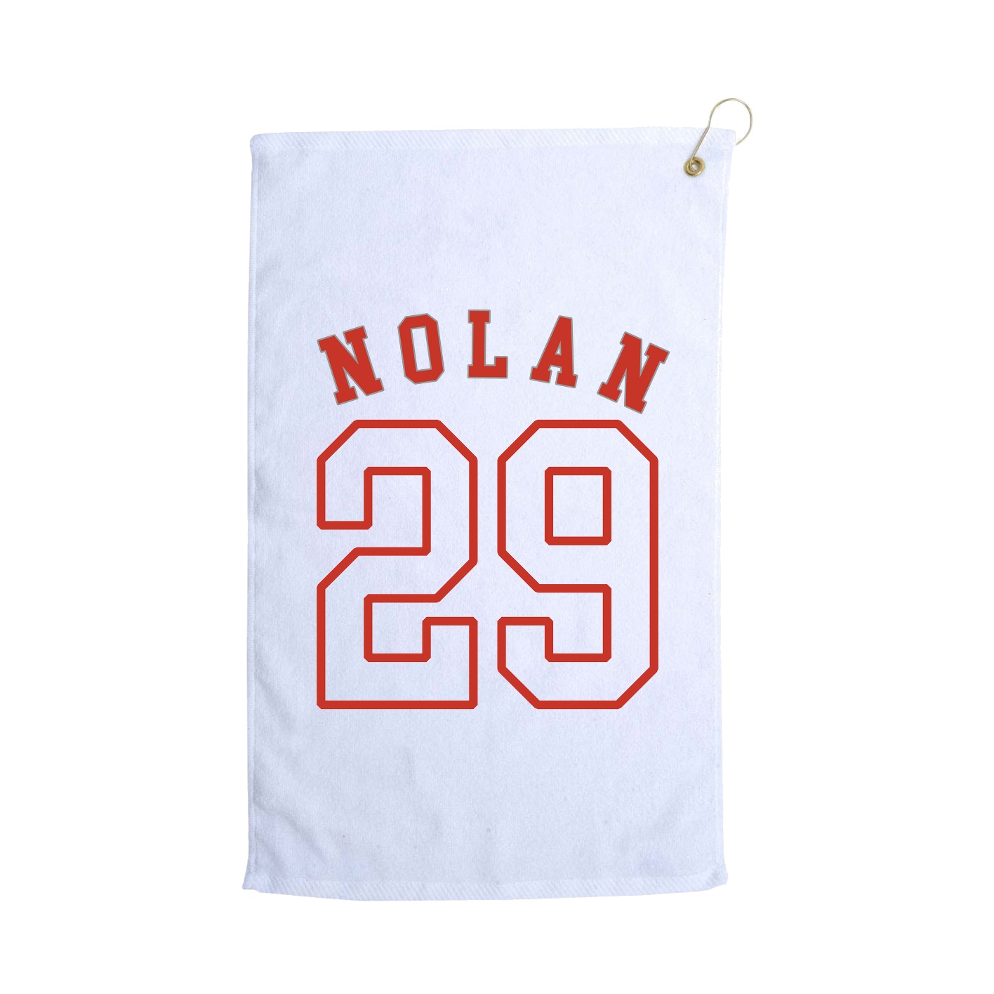 Golf Towel — Shirsey Arch in White