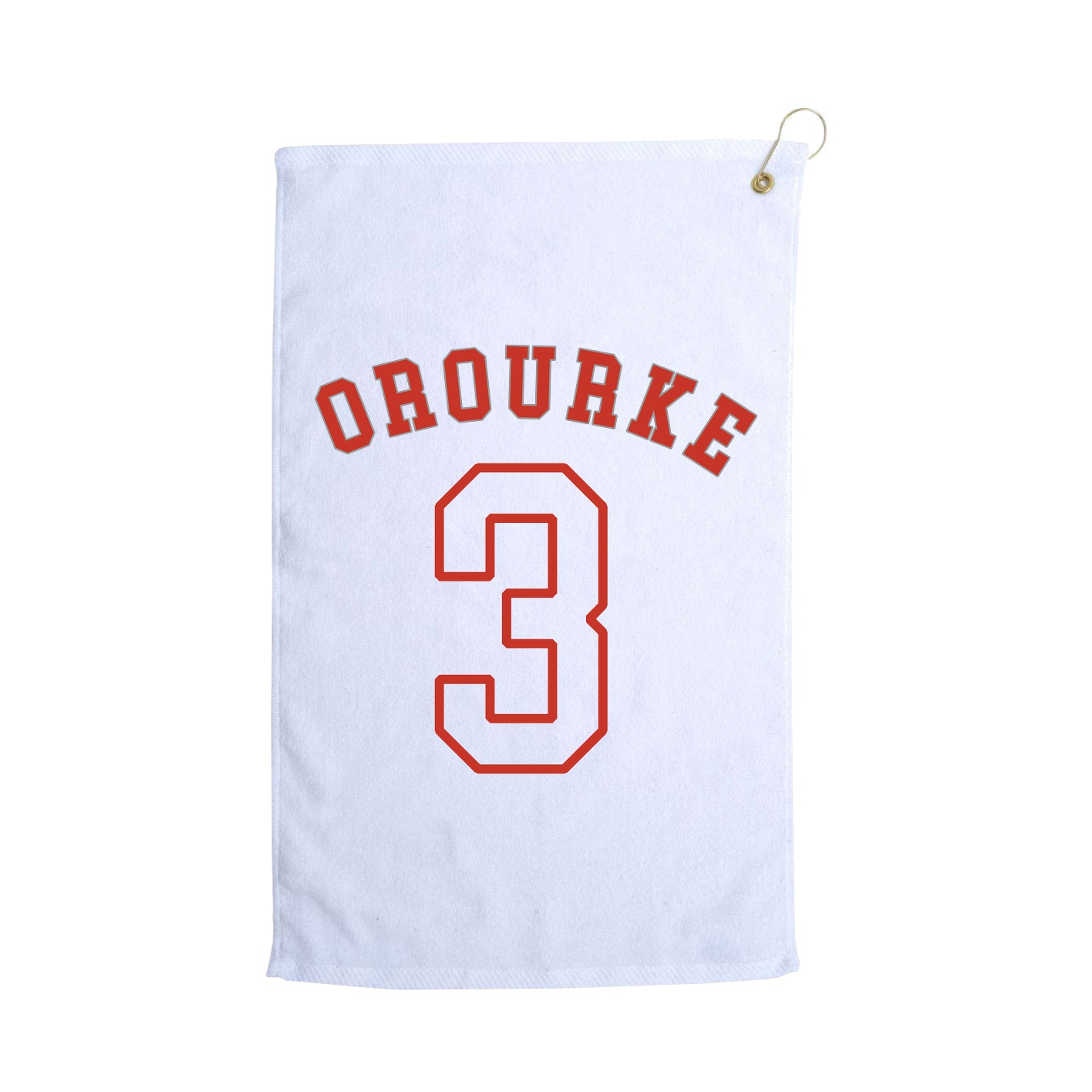 Golf Towel — Shirsey Arch in White