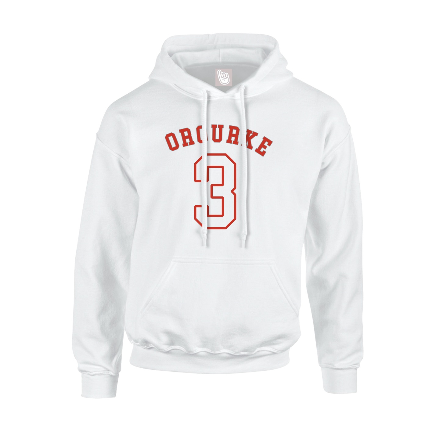 Hoodie — Shirsey Arch in White