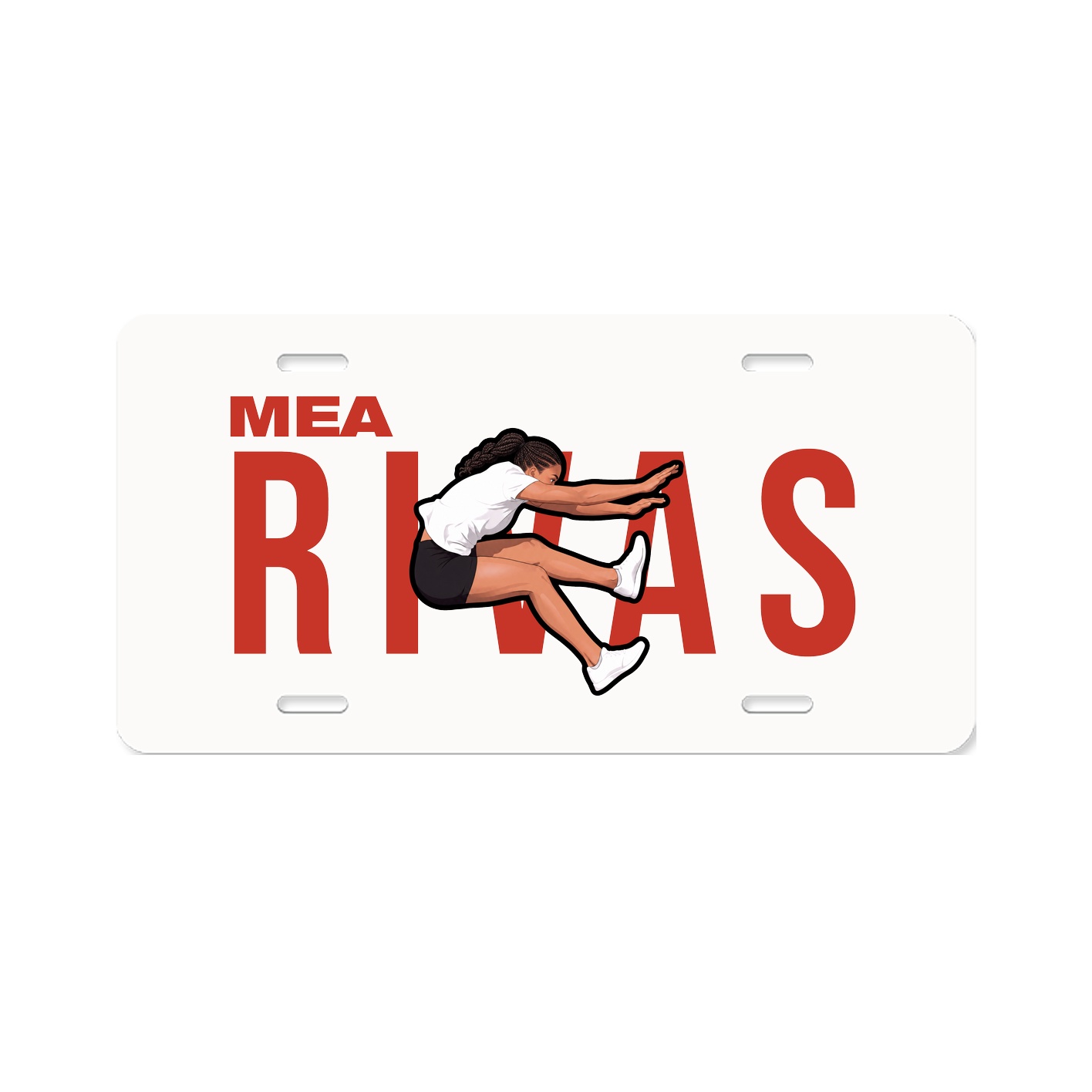 License Plate — Player Name in Classic