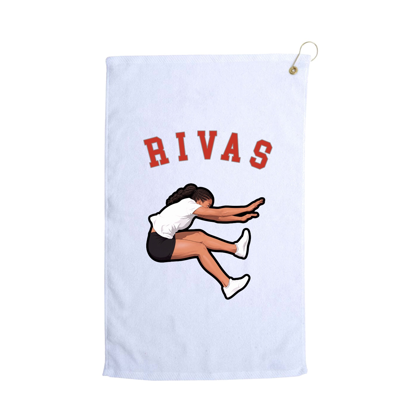 Golf Towel — Shirsey Arch in White