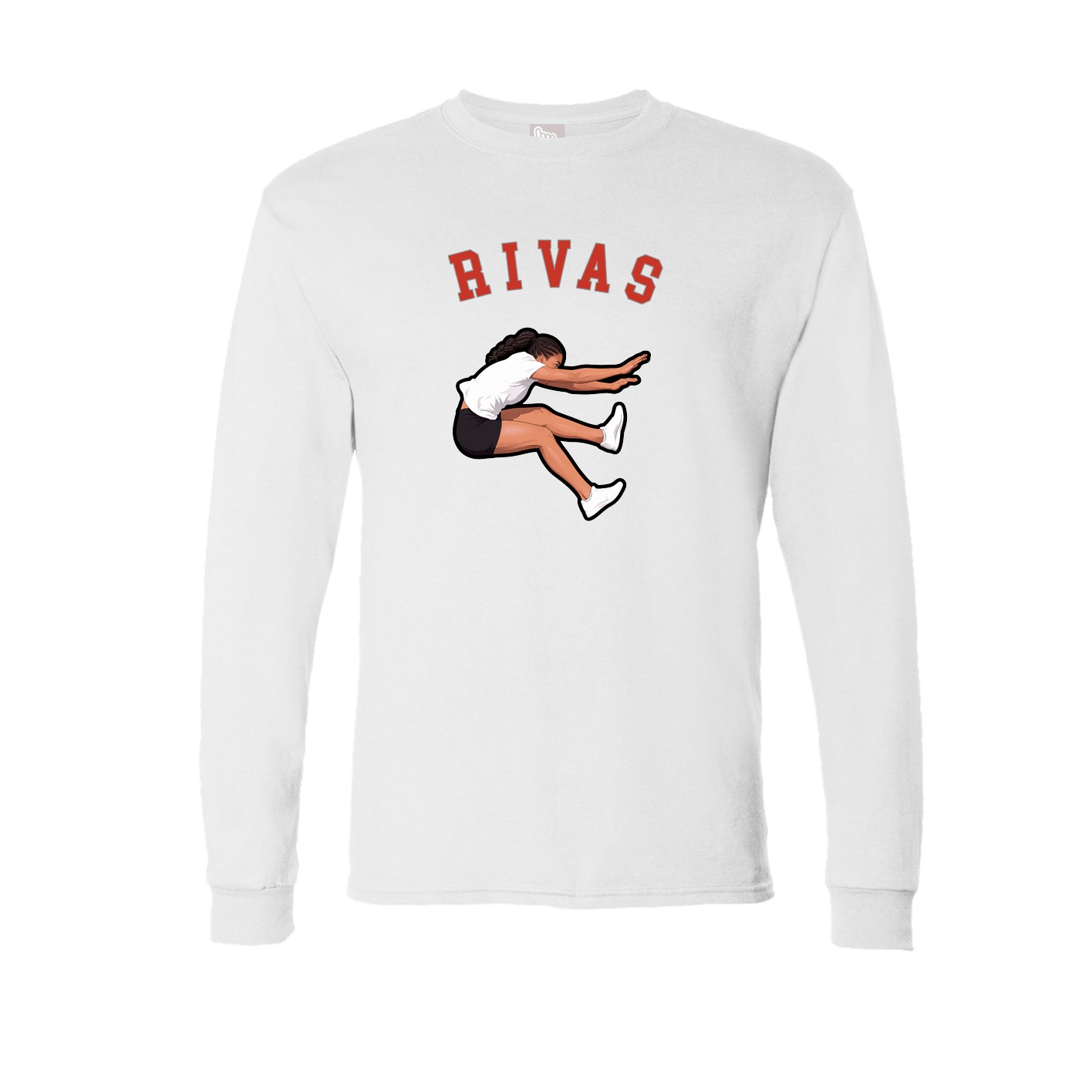 Long Sleeve Tee — Shirsey Arch in White