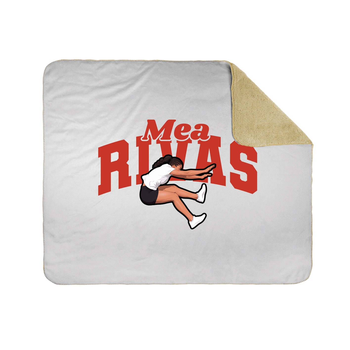 Throw Blanket — Signature Arch in White