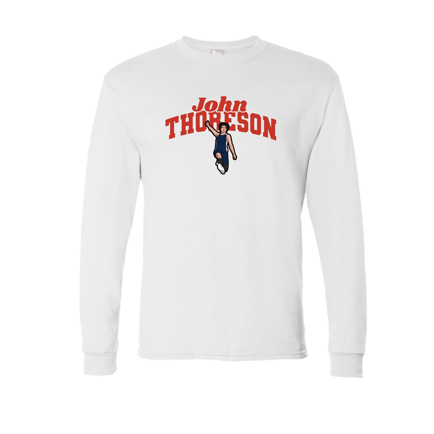 Long Sleeve Tee — Signature Arch in White