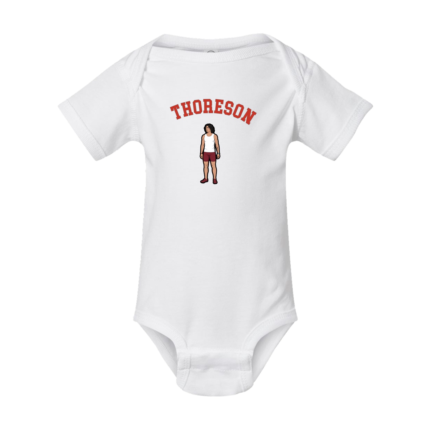 Baby Onesie — Shirsey Arch in White