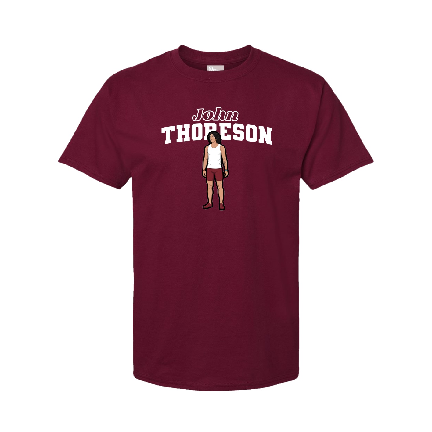 Tee — Name Arch in Cardinal