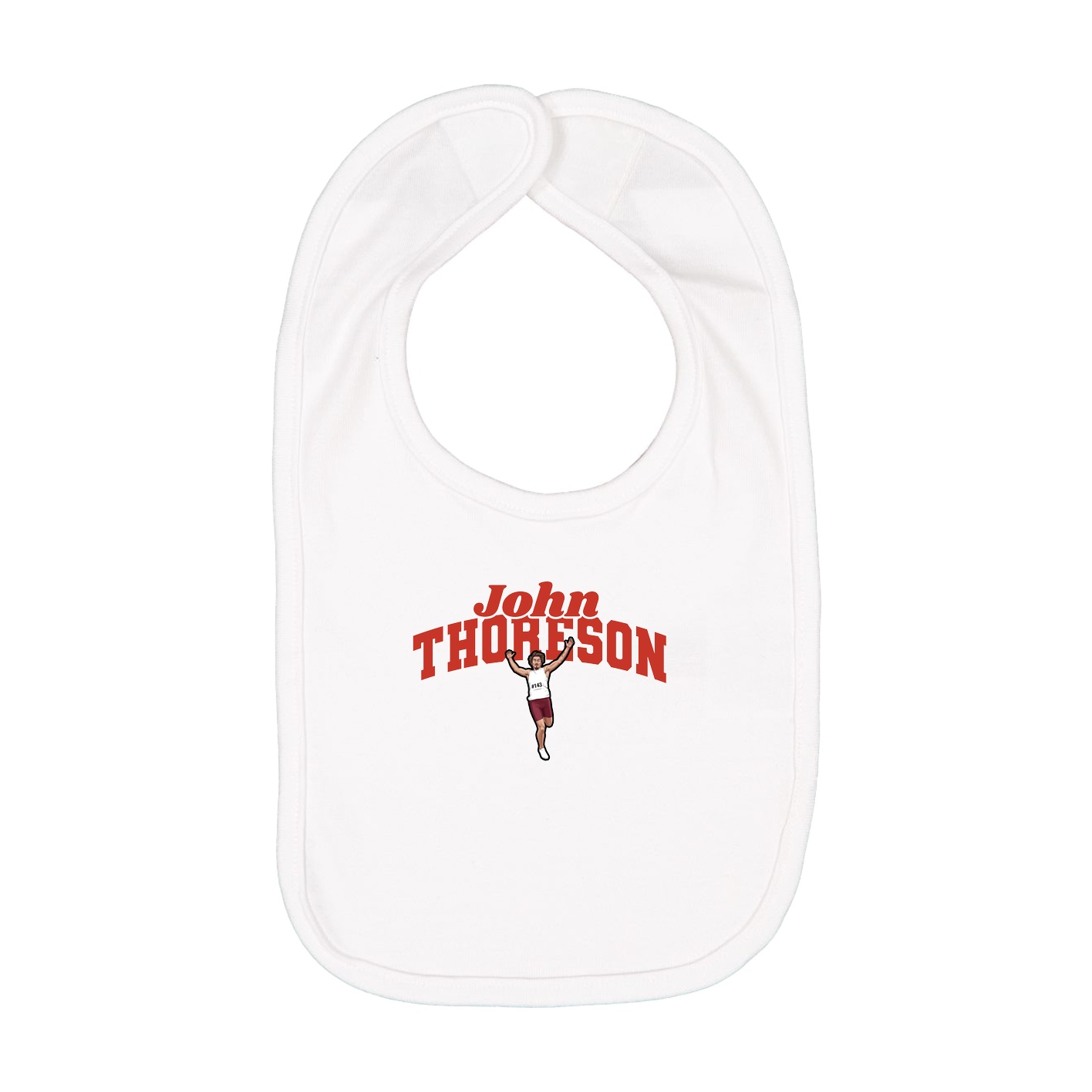 Infant Bib — Signature Arch in White