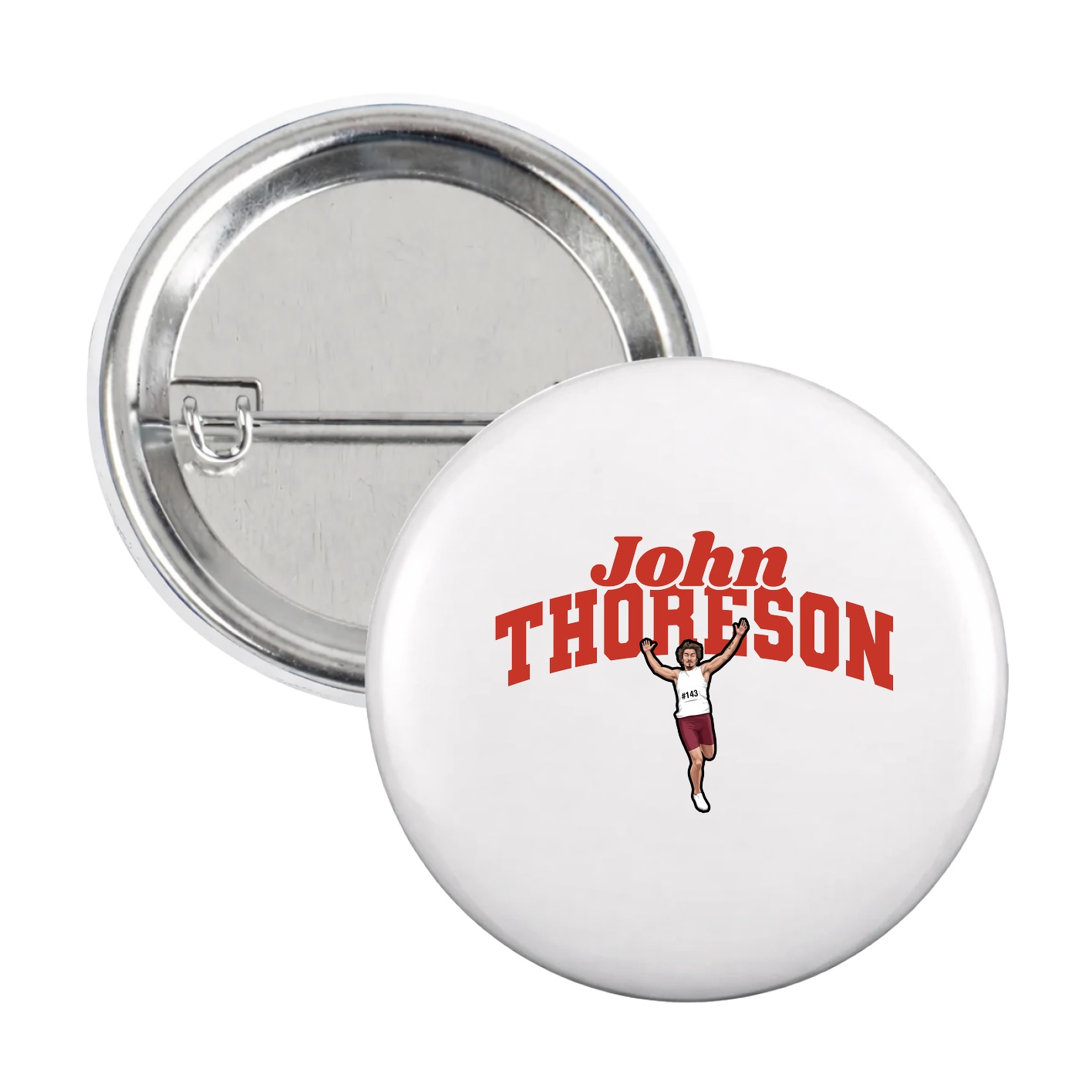 Game Day Button — Signature Arch in White
