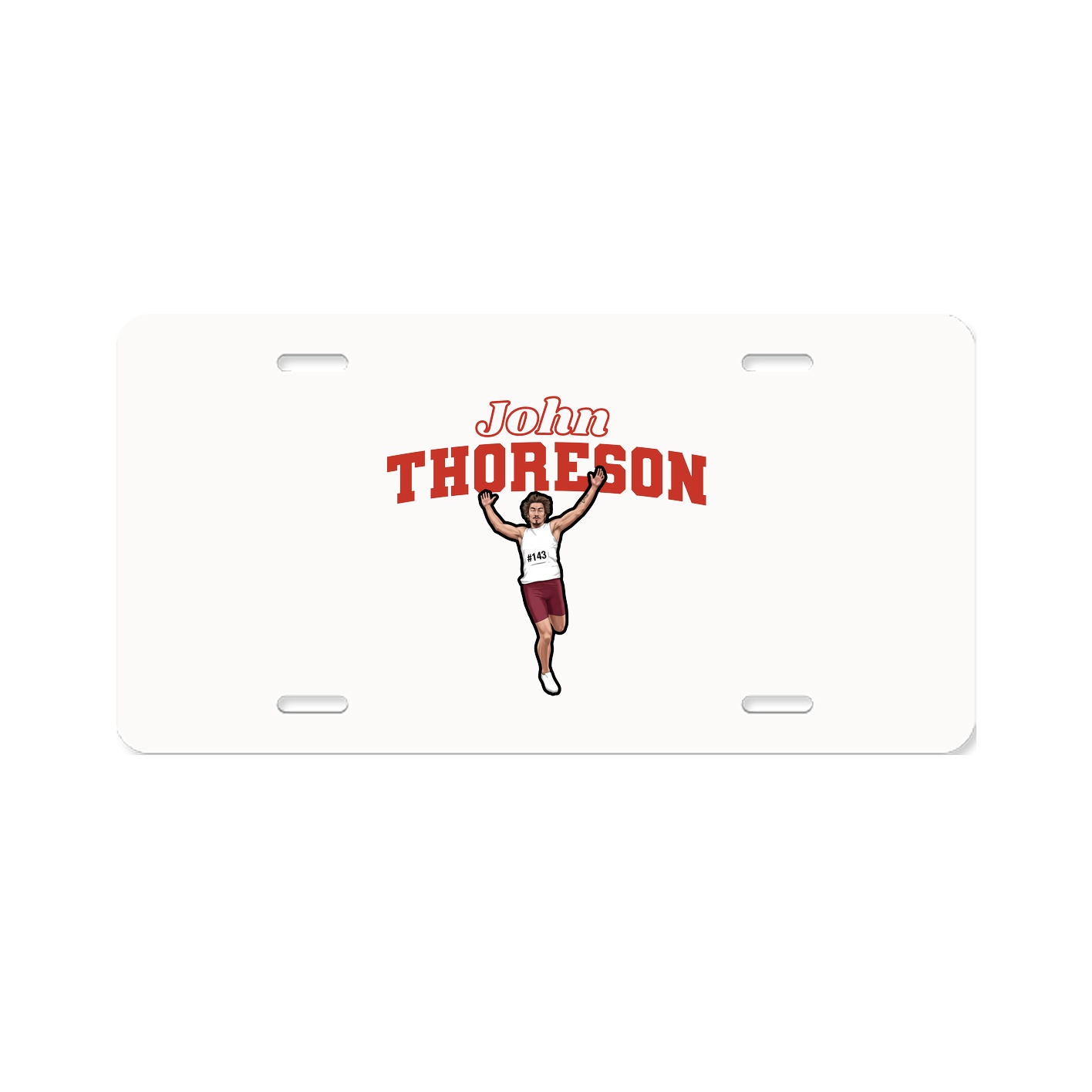 License Plate — Name Arch in Classic