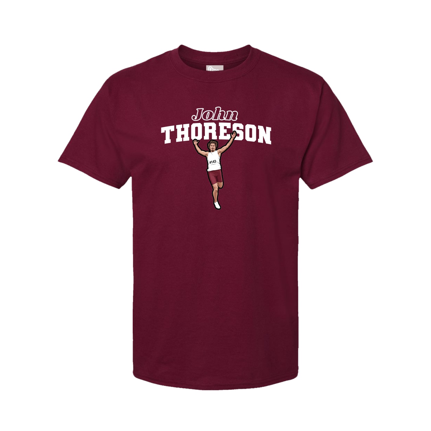 Youth Tee — Name Arch in Cardinal