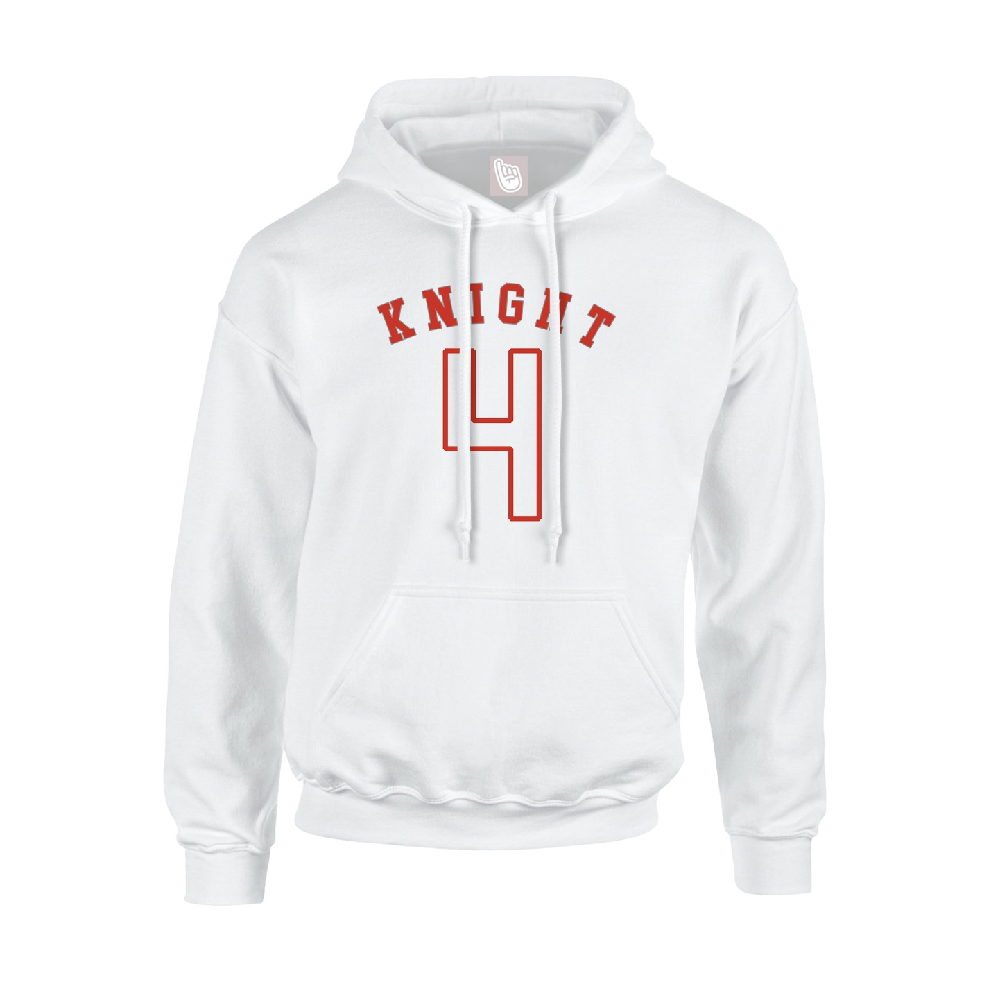 Youth Hoodie — Shirsey Arch in White