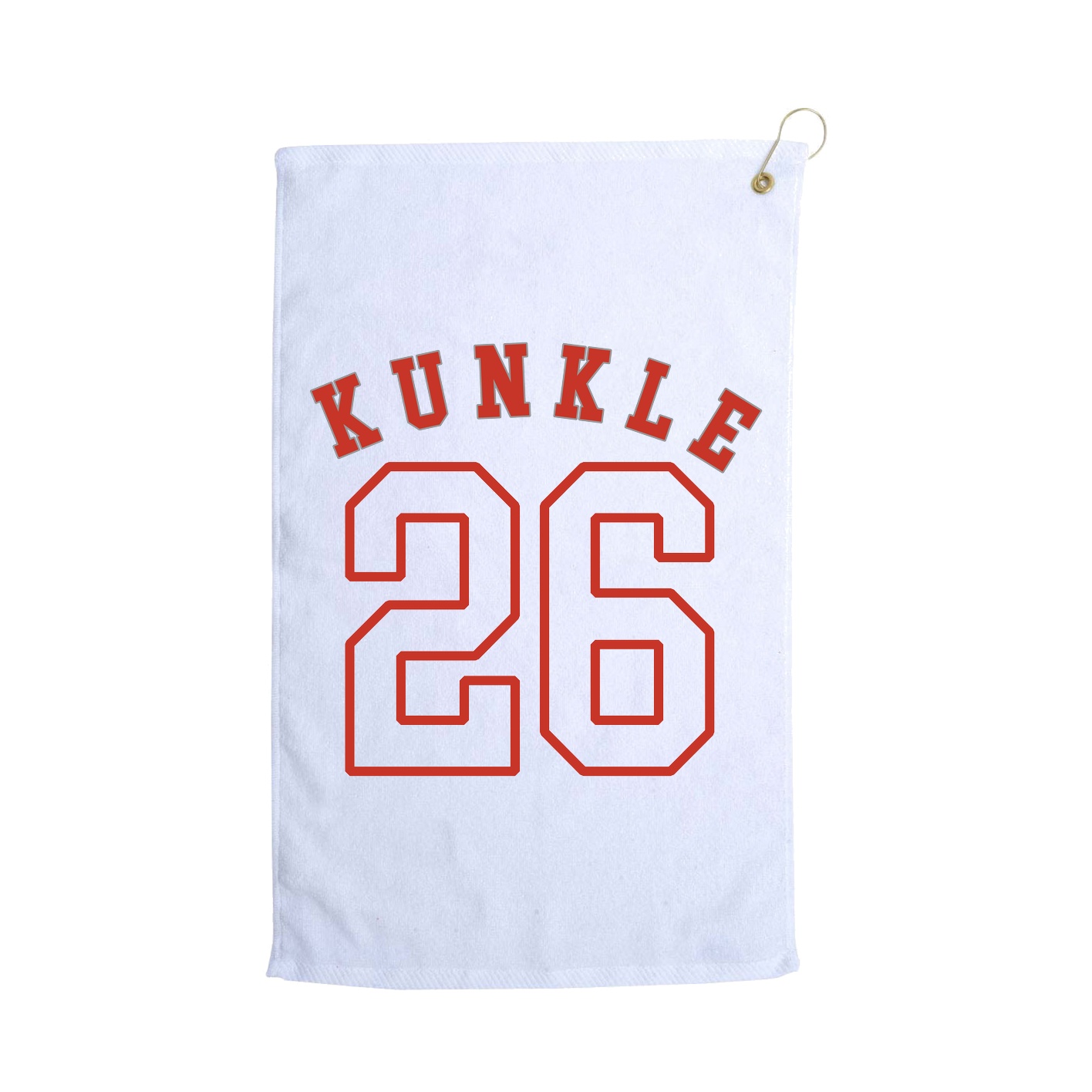 Golf Towel — Shirsey Arch in White