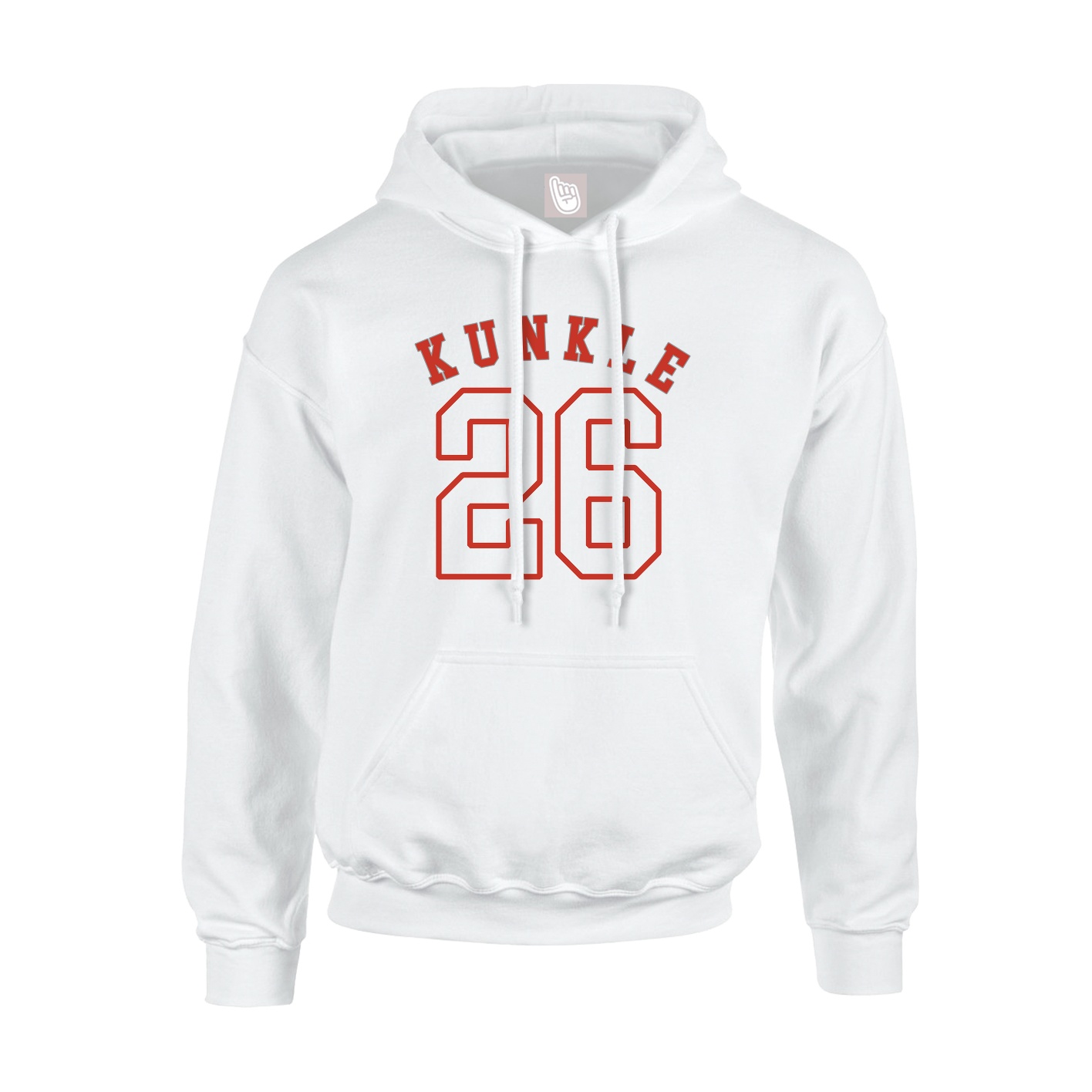 Youth Hoodie — Shirsey Arch in White