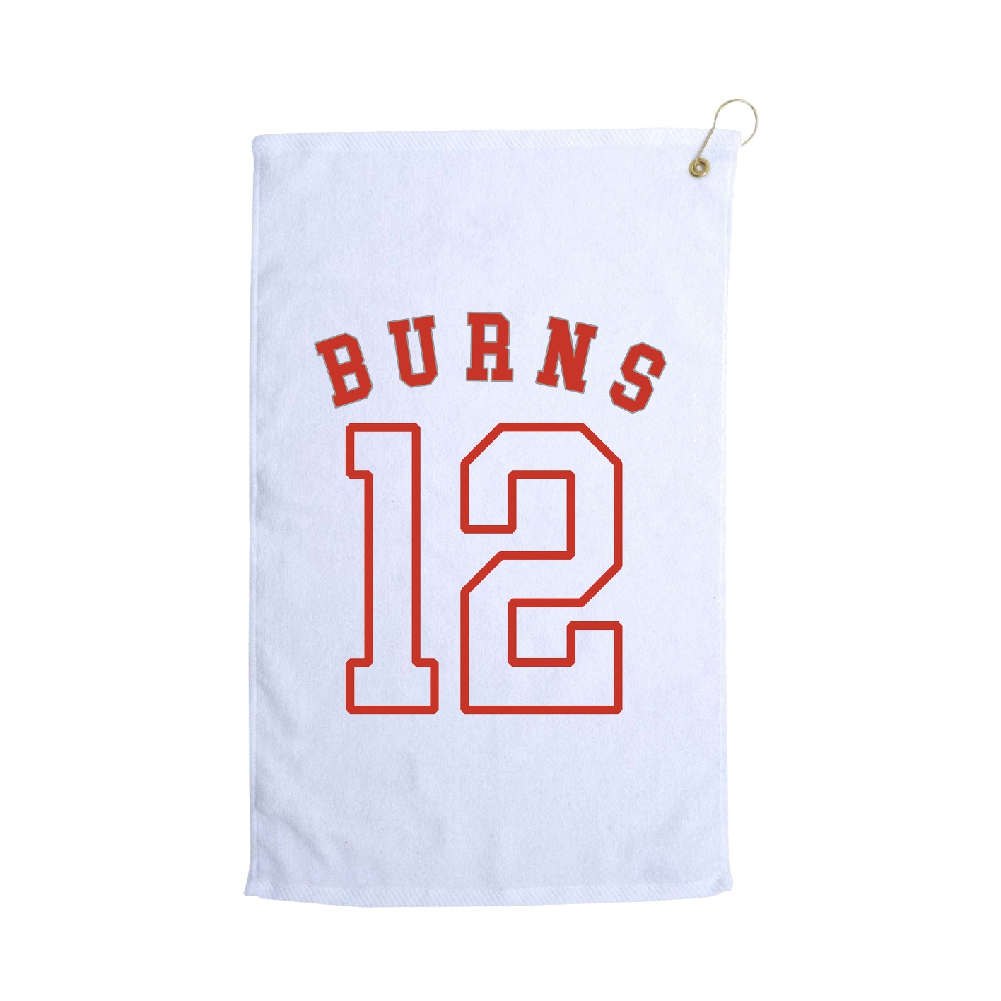 Golf Towel — Shirsey Arch in White