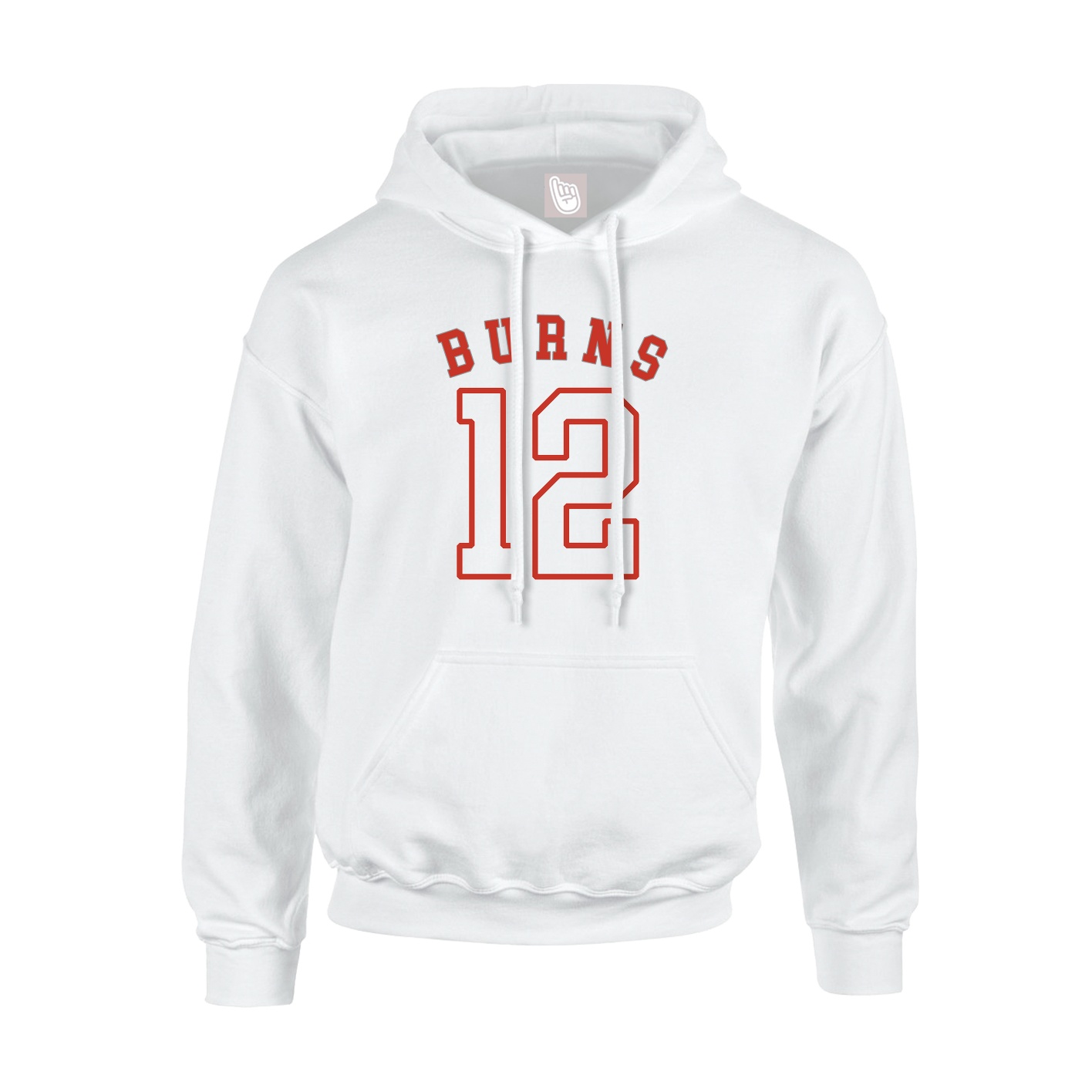 Youth Hoodie — Shirsey Arch in White