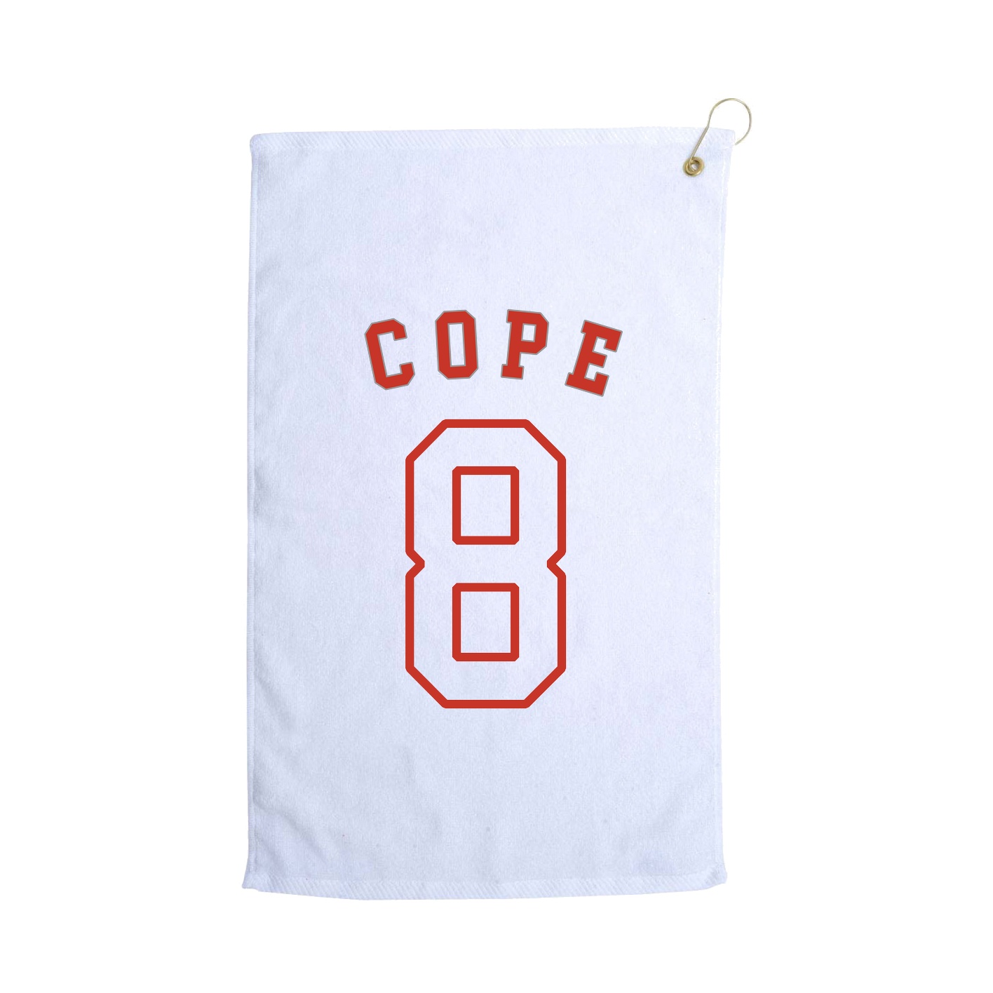 Golf Towel — Shirsey Arch in White