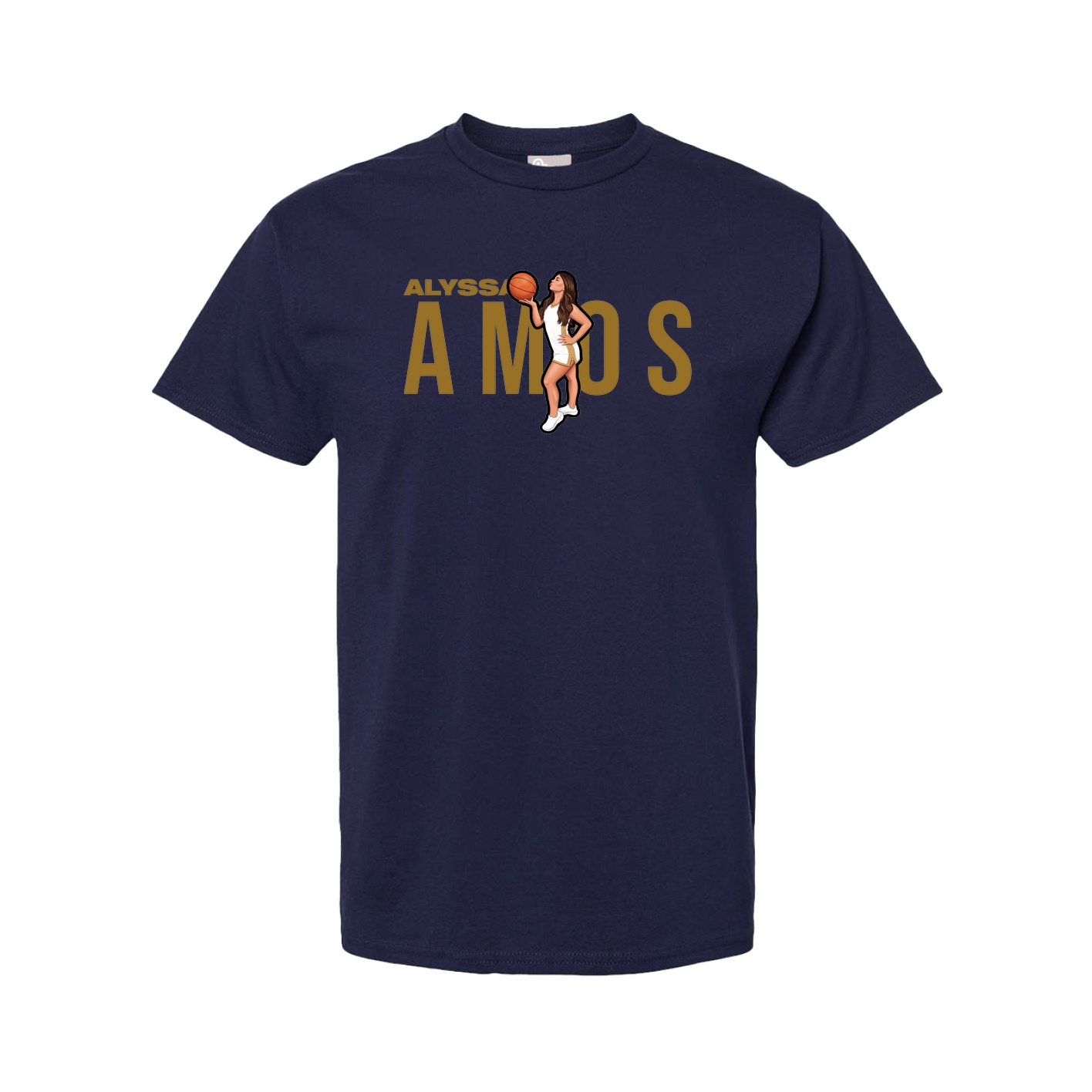 Tee — Player Name in Navy