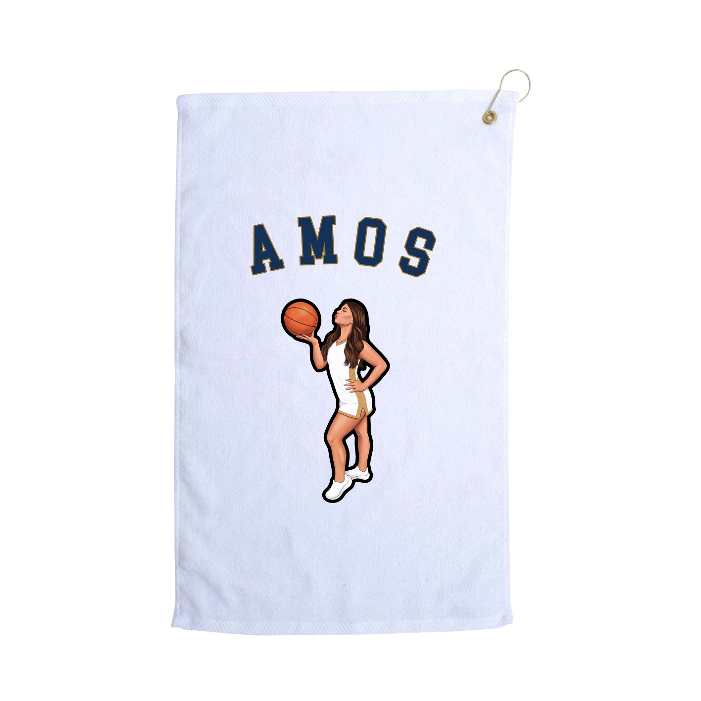 Golf Towel — Shirsey Arch in White