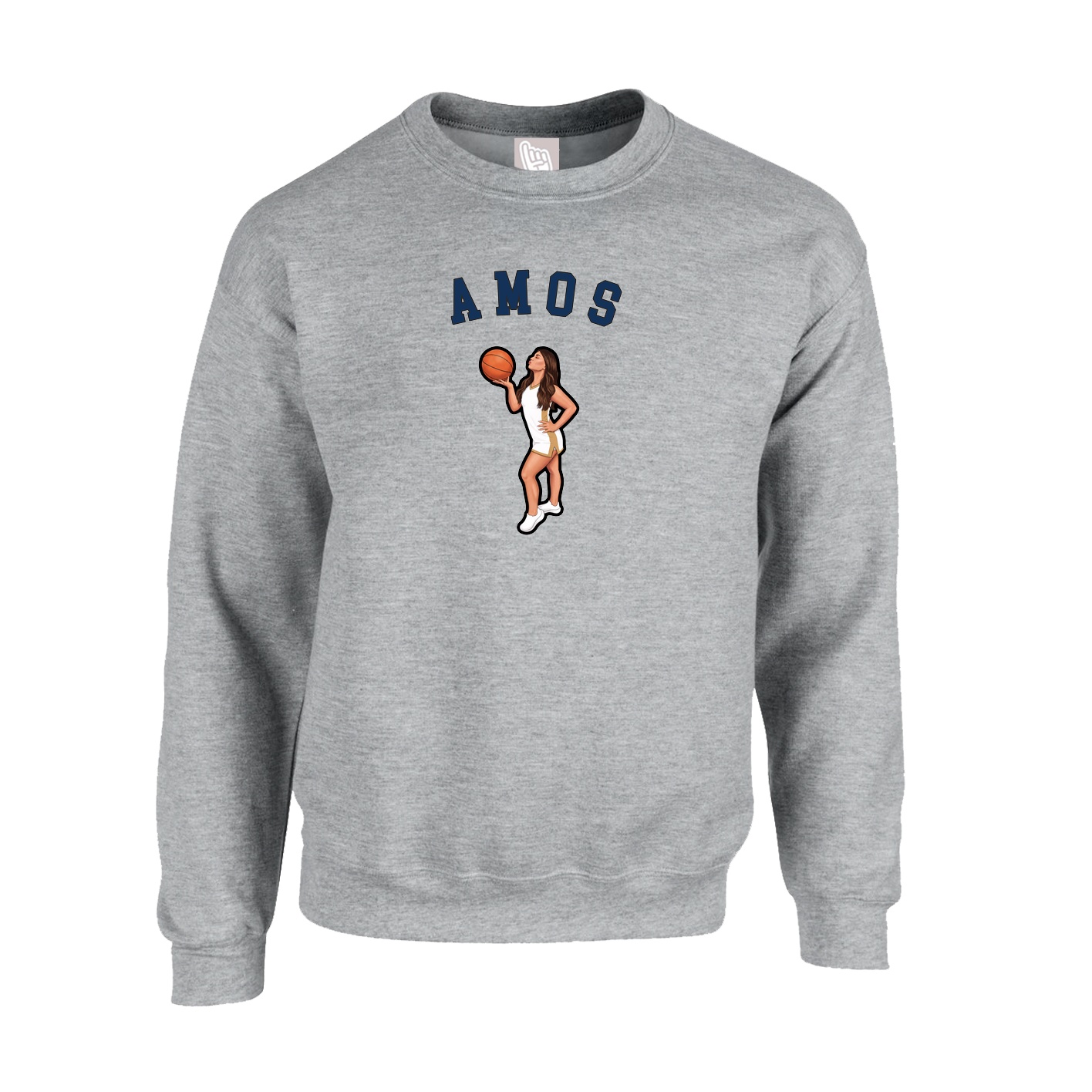 Fleece Crew — Shirsey Arch in Grey