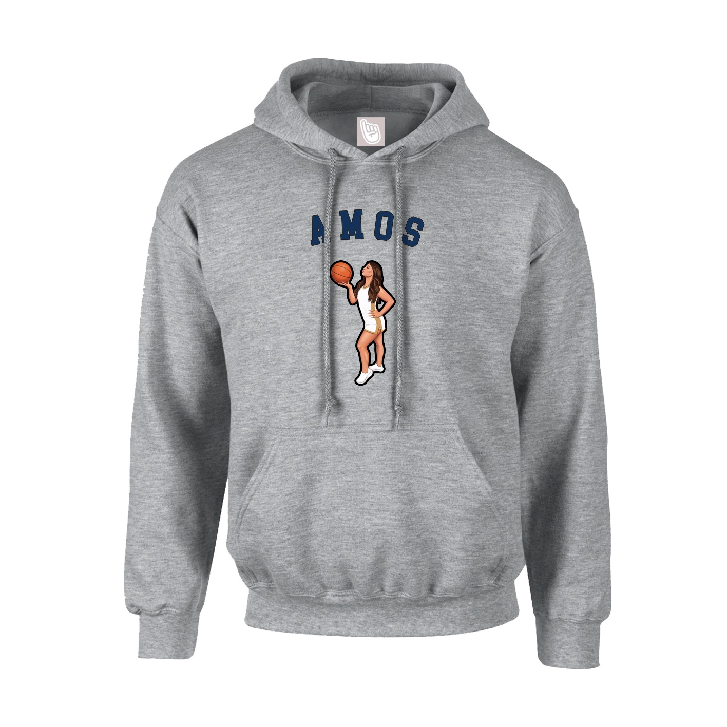 Youth Hoodie — Shirsey Arch in Grey