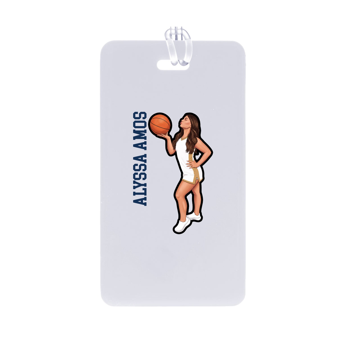Bag Tag — Name Vertical in Classic