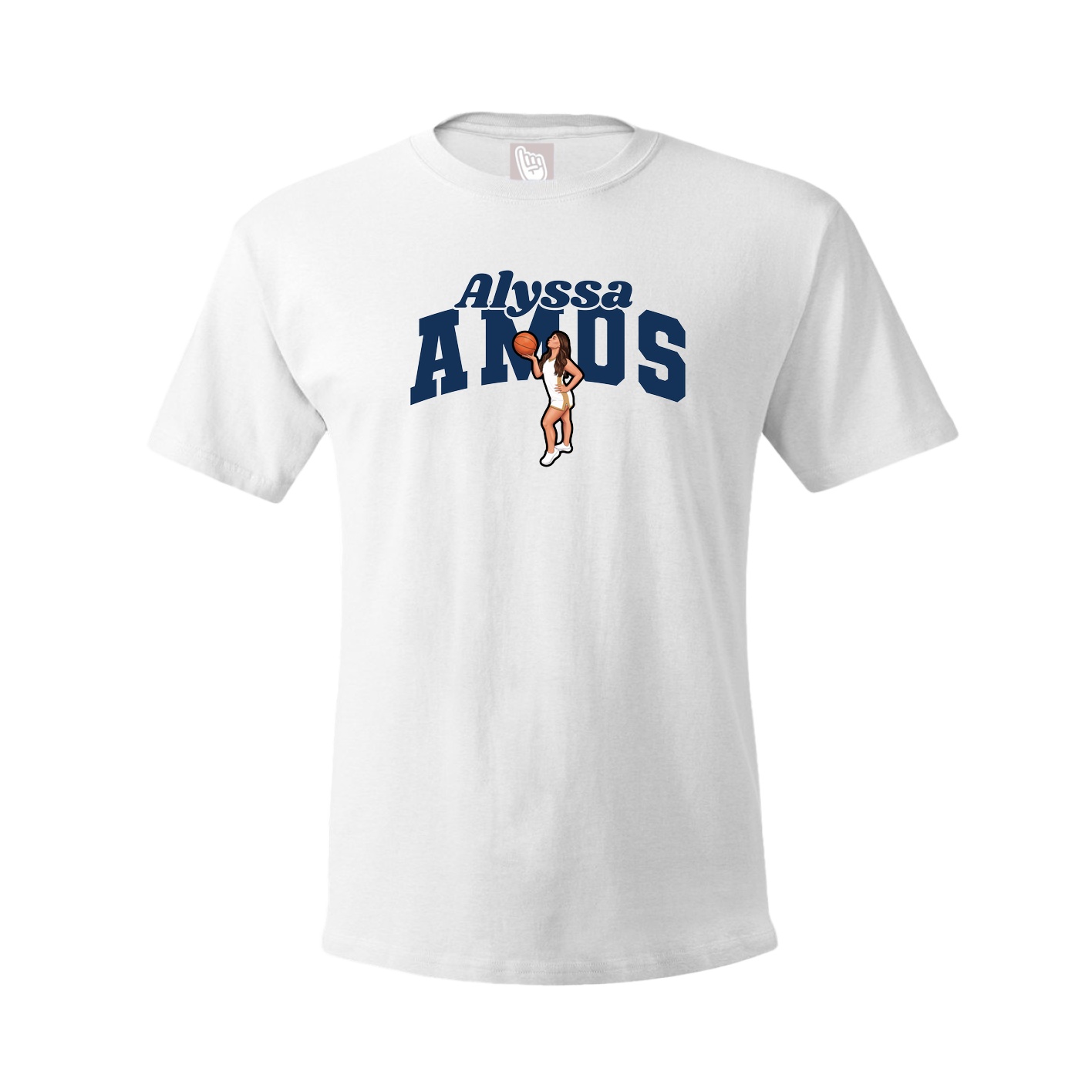 Youth Tee — Signature Arch in White