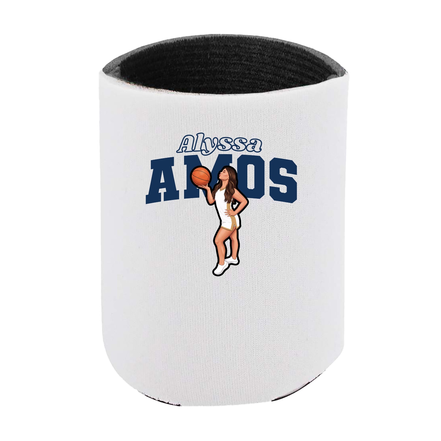 Can Holder — Name Arch in White