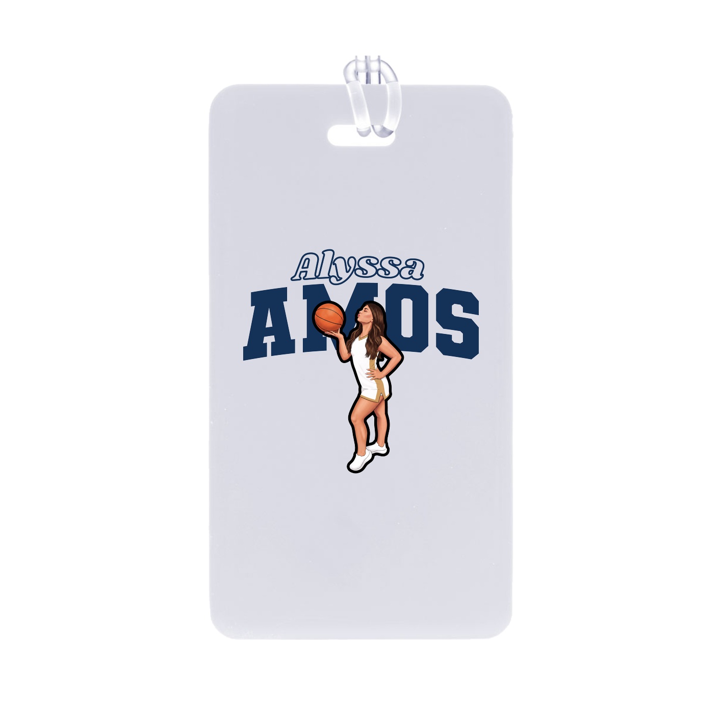 Bag Tag — Name Arch in Classic