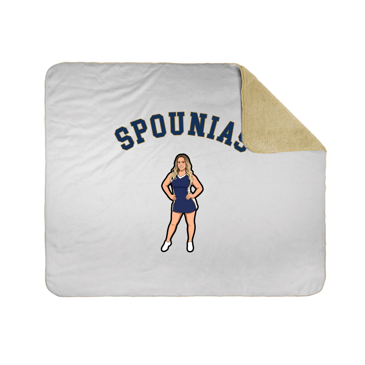 Throw Blanket — Shirsey Arch in White