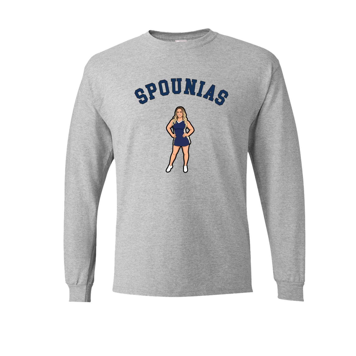 Long Sleeve Tee — Shirsey Arch in Grey