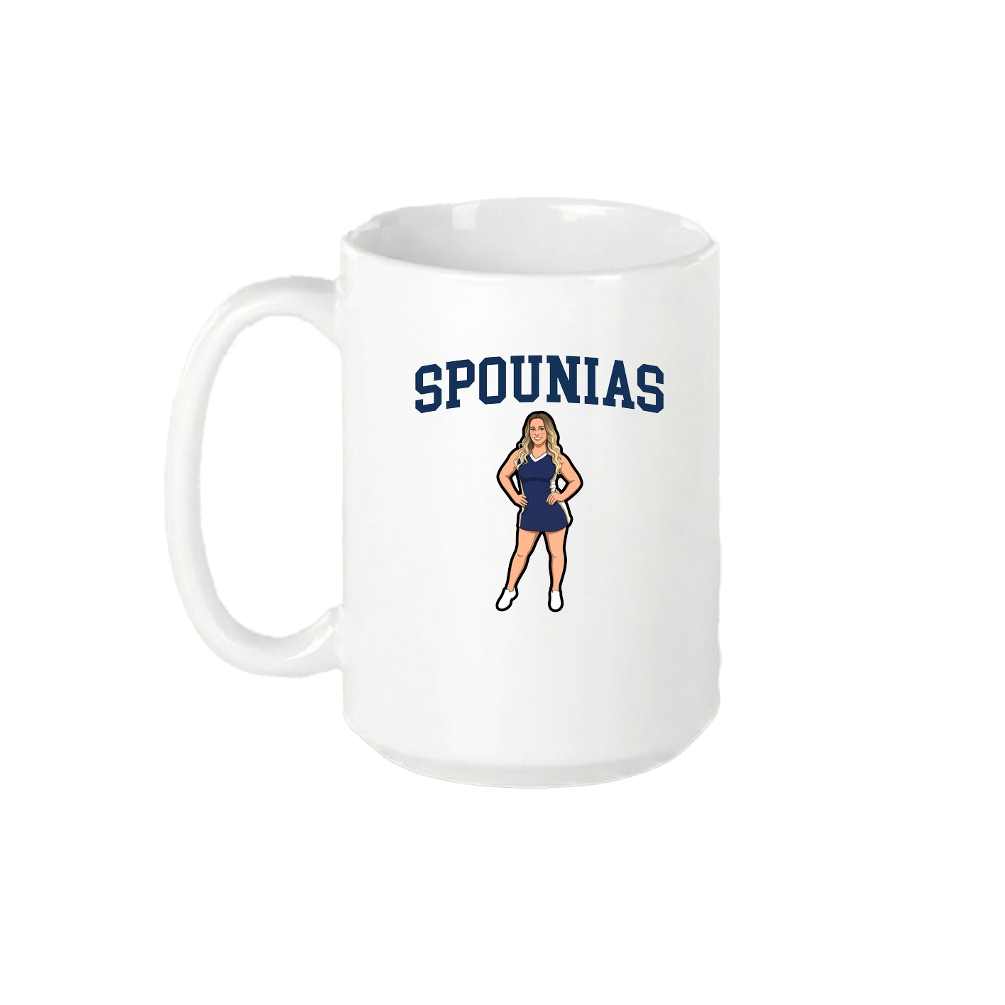 15oz Coffee Mug — Shirsey in White