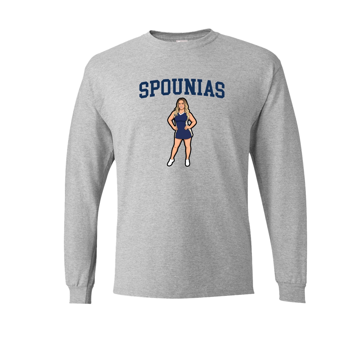Long Sleeve Tee — Shirsey in Grey