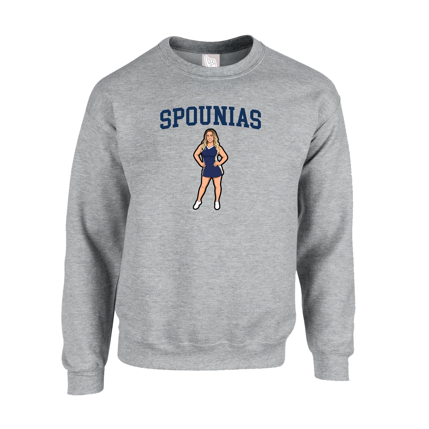 Fleece Crew — Shirsey in Grey