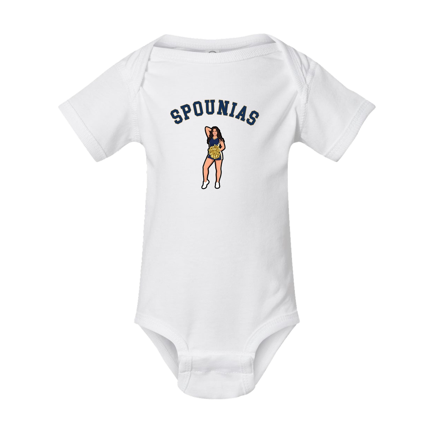 Baby Onesie — Shirsey Arch in White