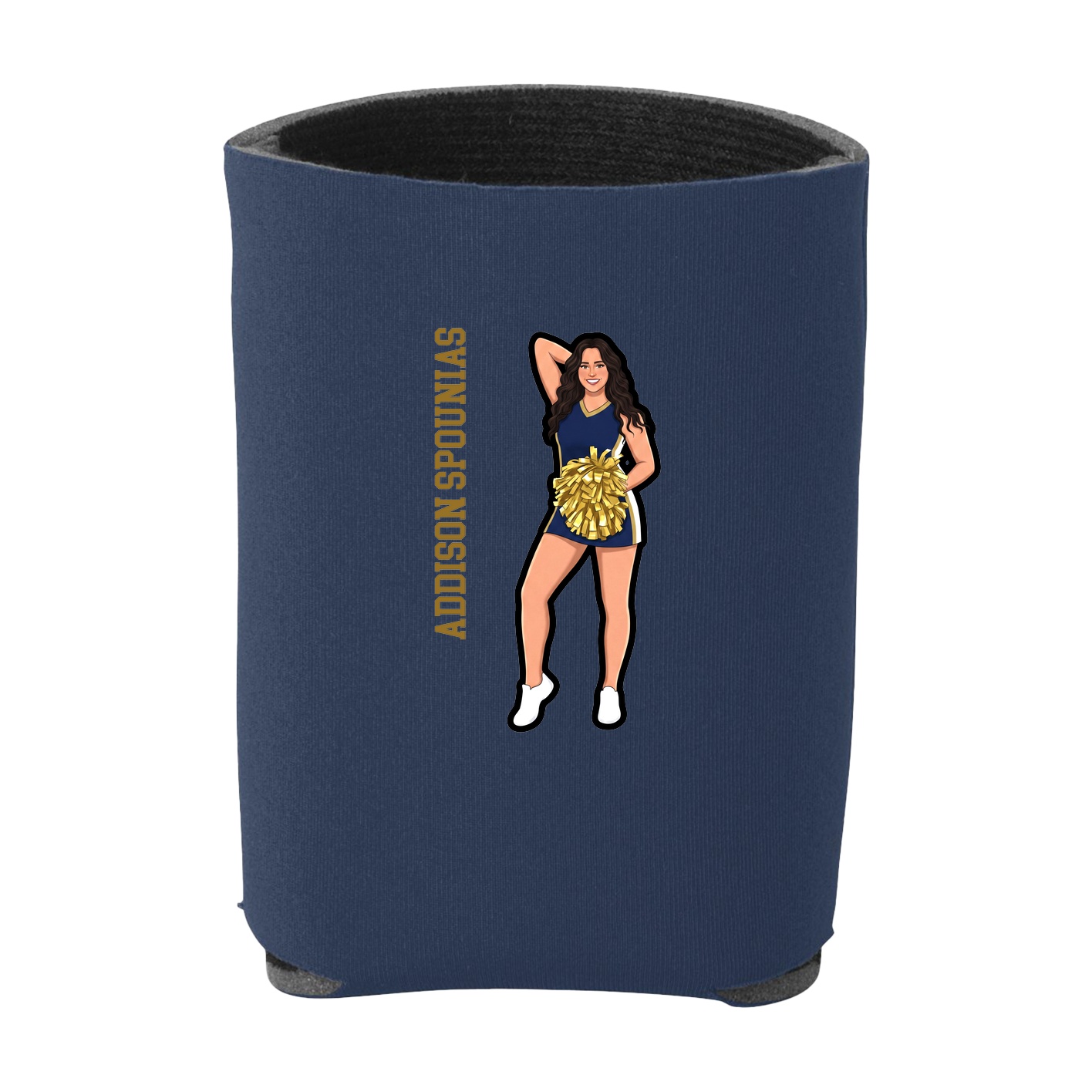 Can Holder — Name Vertical in Navy