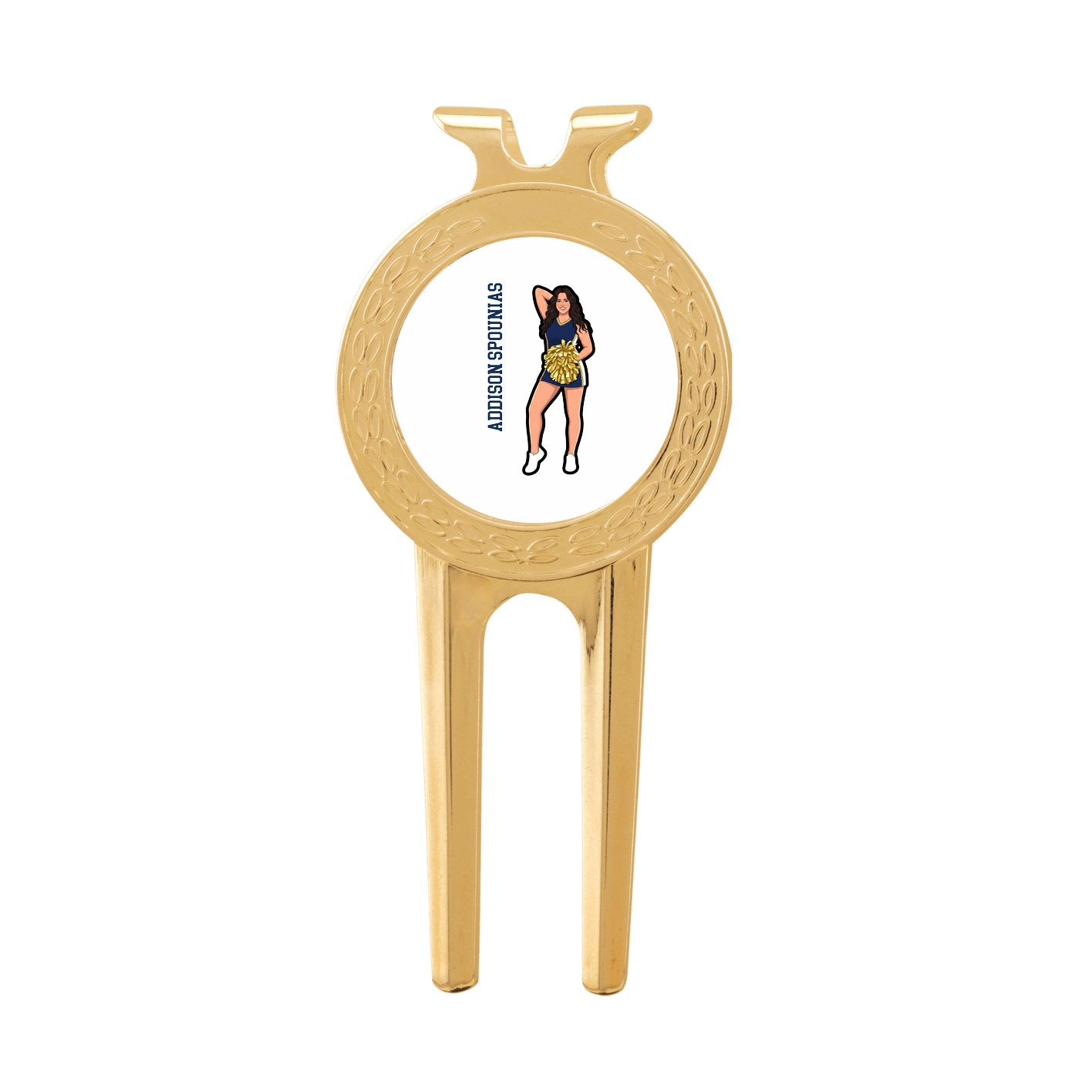 Divot Tool with Ball Marker — Name Vertical in Classic